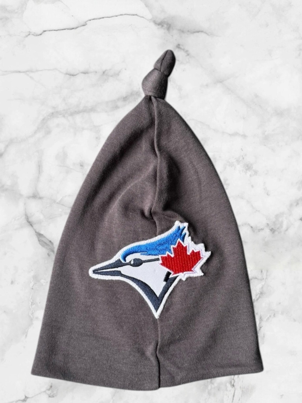 🆕Infant Grey Beanie with Toronto Blue Jays - Picture 8 of 16
